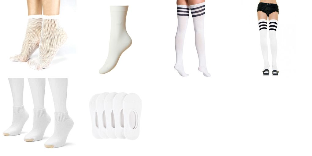 womens white socks